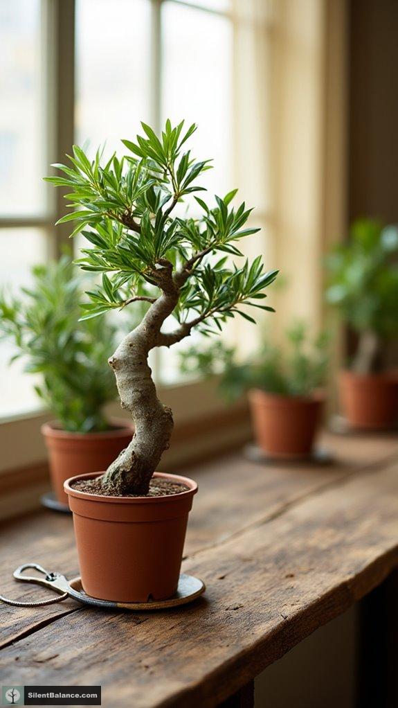 mindfulness through bonsai care
