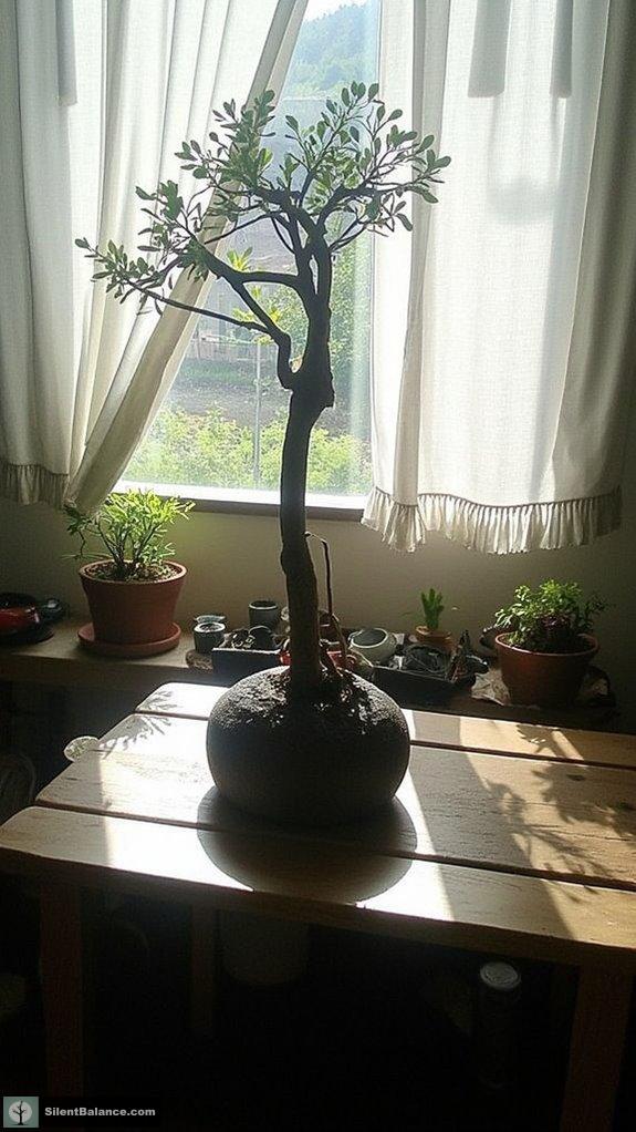 mindfulness through bonsai practice