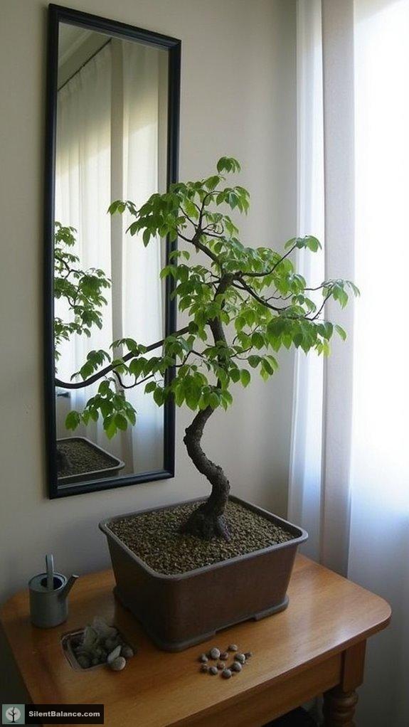 miniature trees enhance spaces