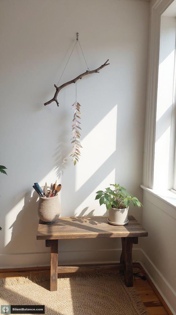 minimalist branch mobile design