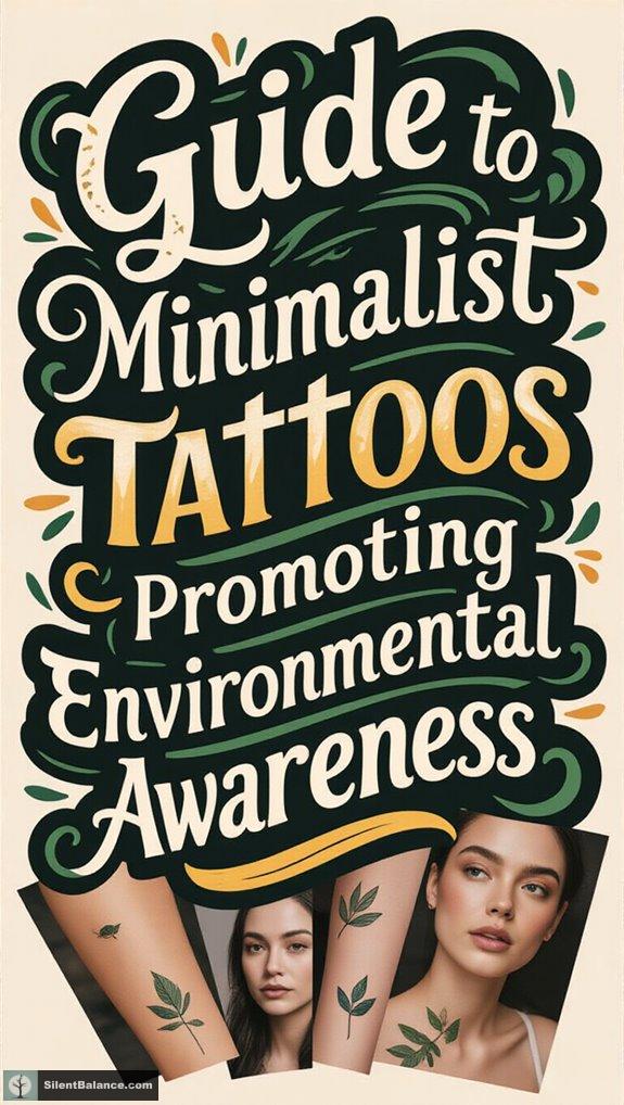minimalist eco conscious tattoo designs