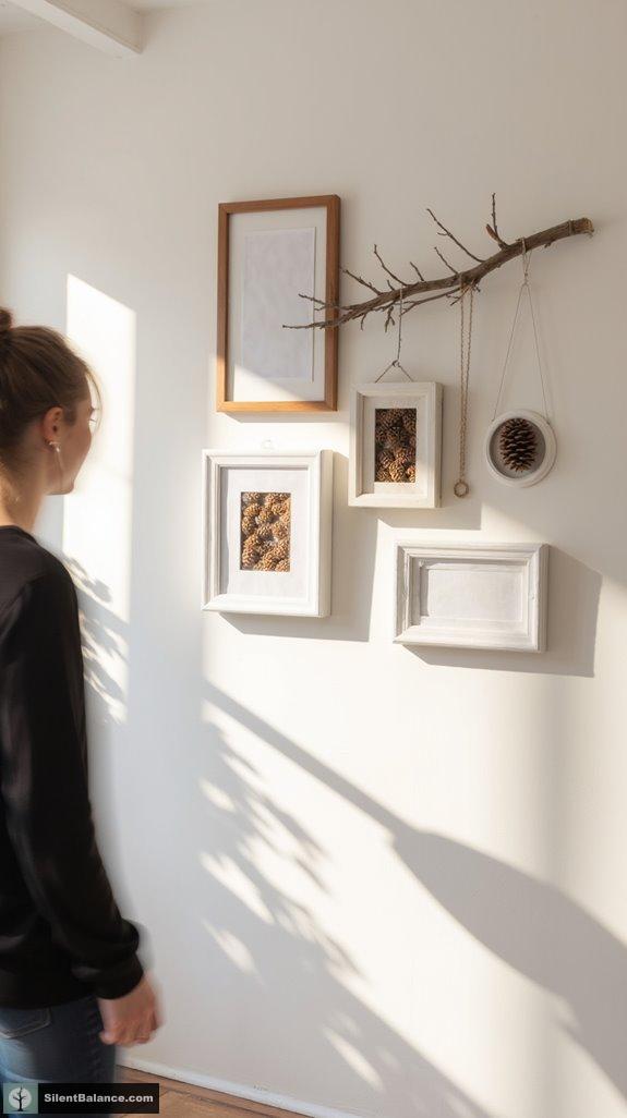 minimalist frames enhance decor