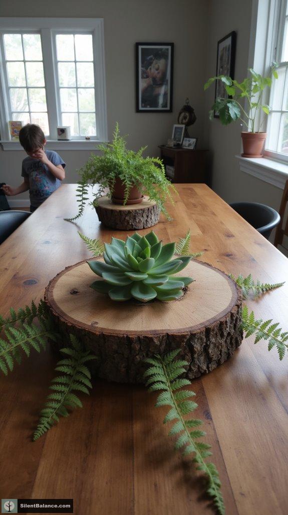 minimalist nature inspired decor