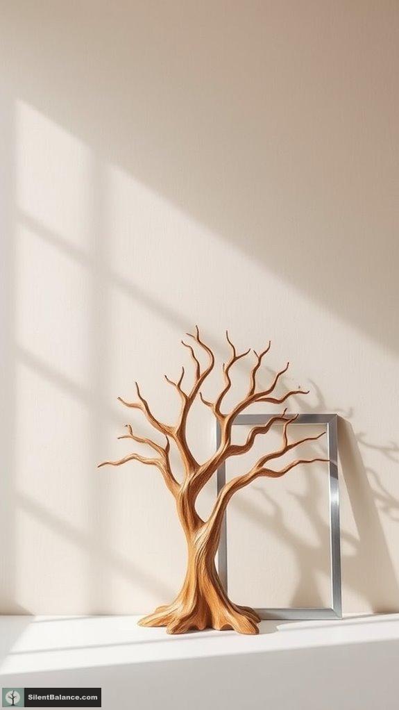 minimalist tree texture materials