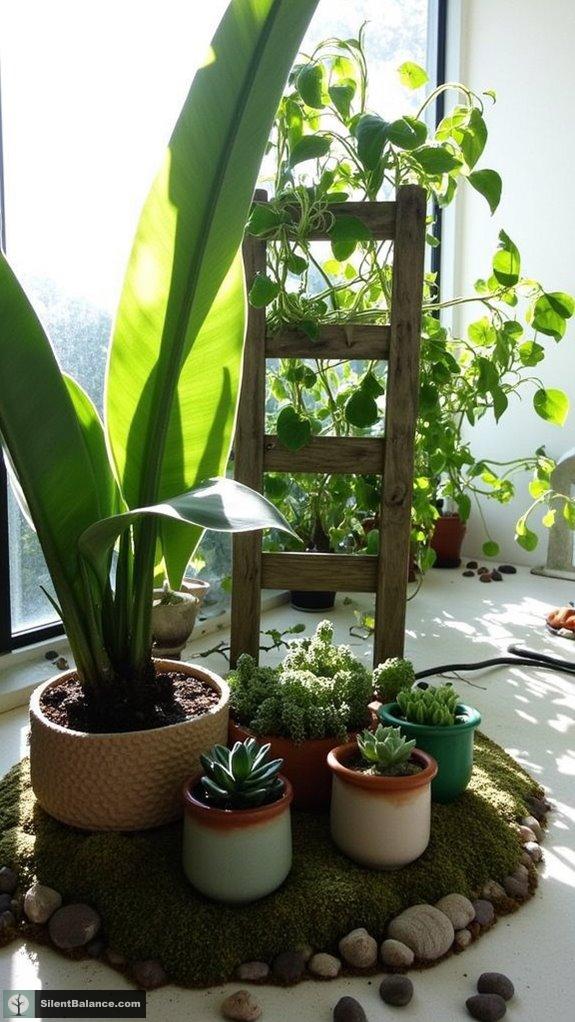 mix textures and heights