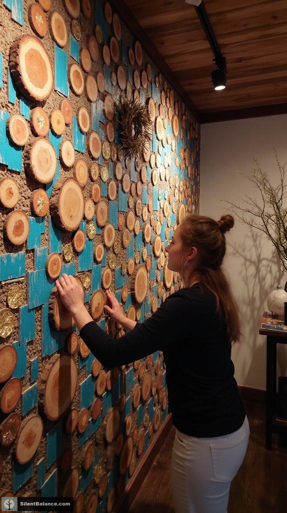 mixed media wood decor