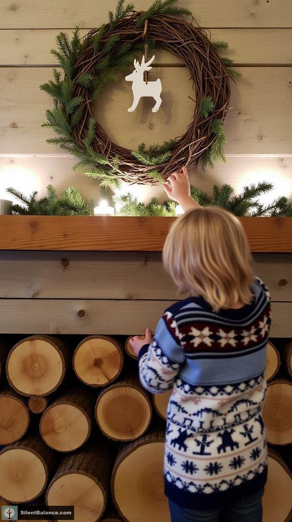 mixing natural wood textures