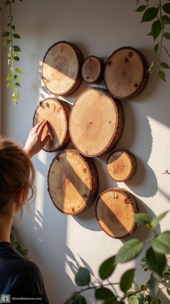 mixing various wood sizes