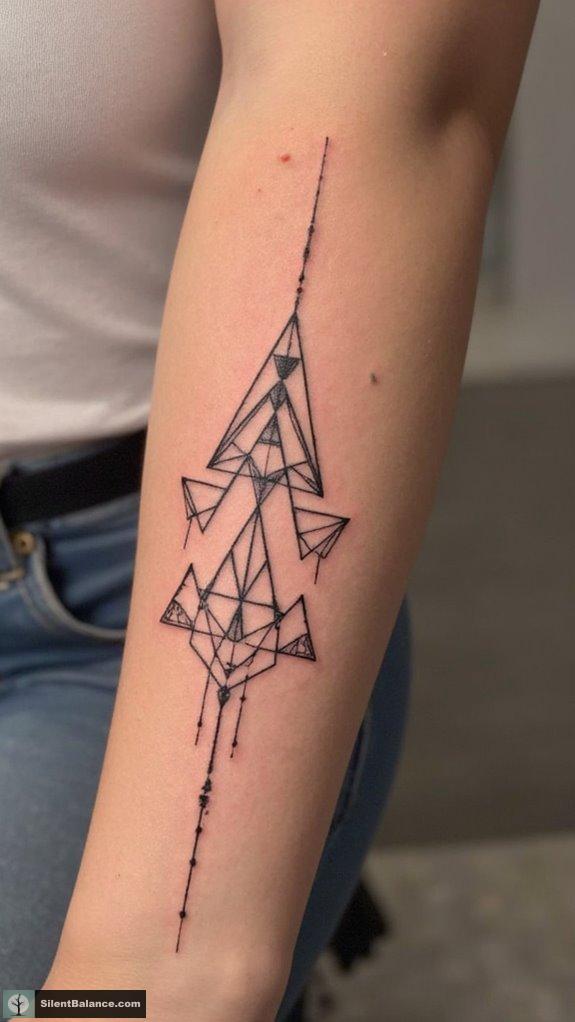 modern geometric tree designs