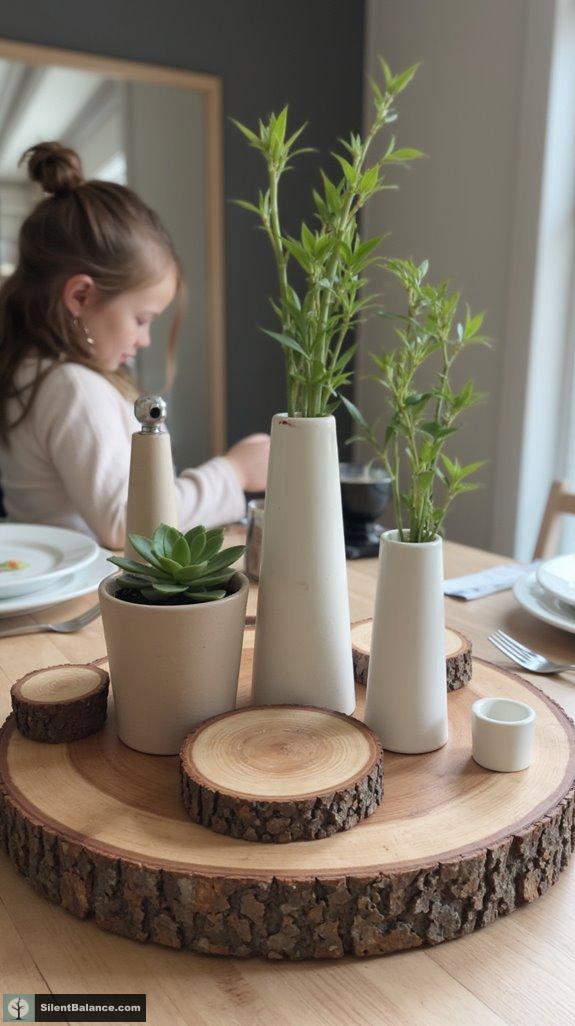 modern minimalist natural elements