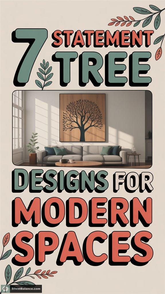 modern statement tree panels