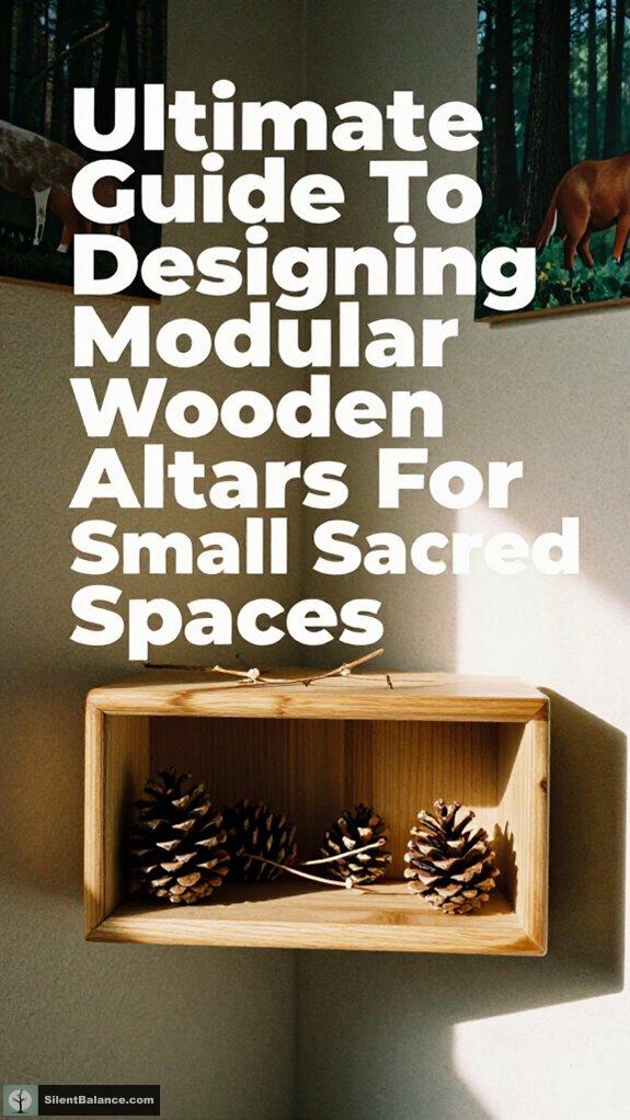modular sacred wooden altars