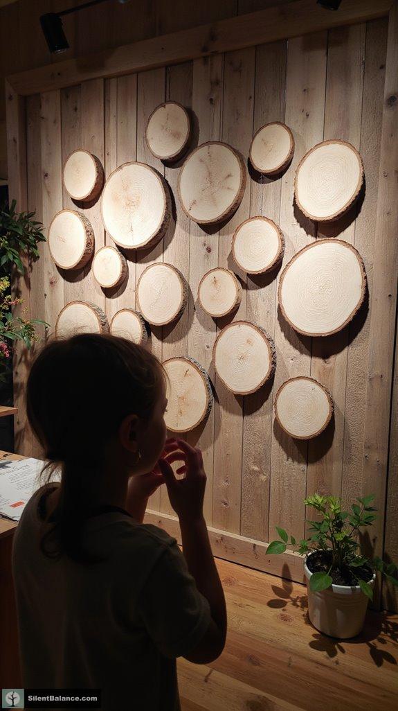 monochromatic wood decor elegance