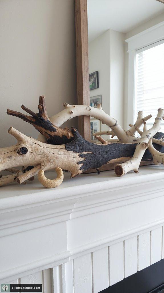 monochrome driftwood decor elegance