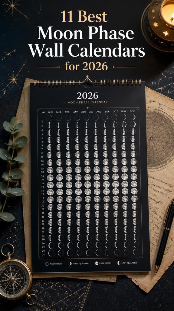 moon phase wall calendars