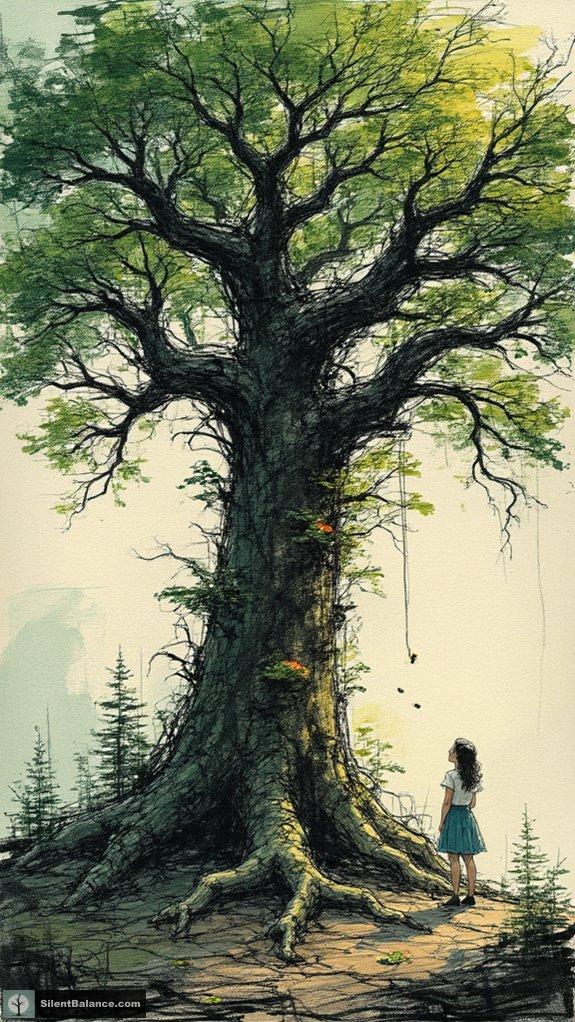 mother trees support kin