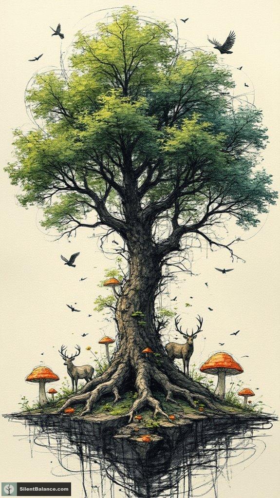 mother trees symbolize nurture