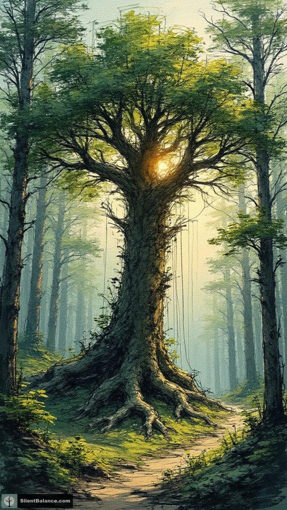 mother trees vital communication network