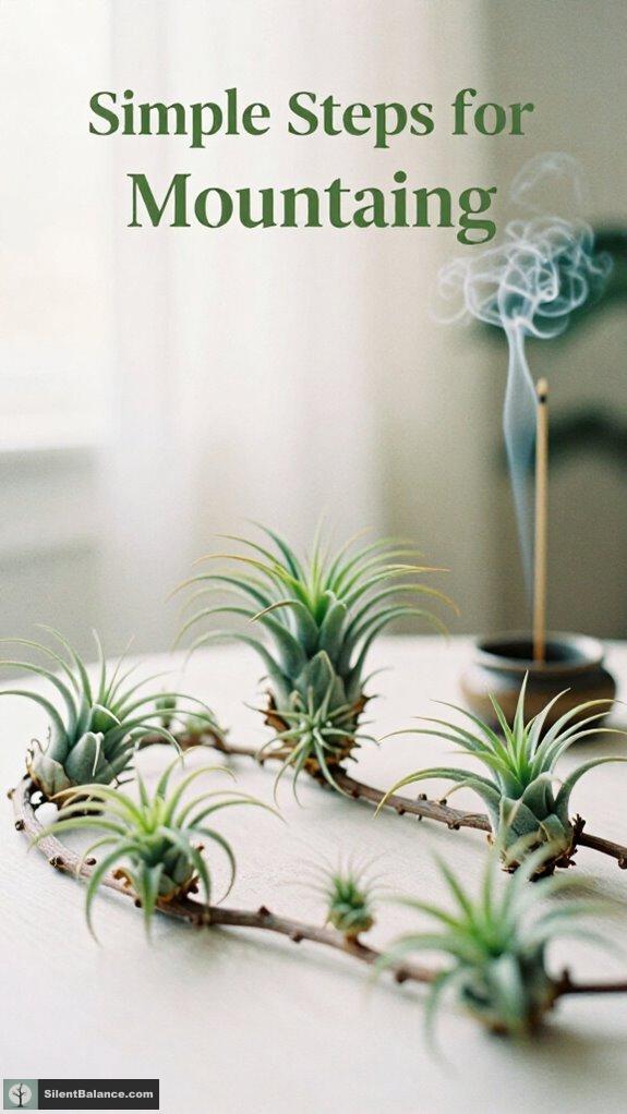 mounting air plants decoratively