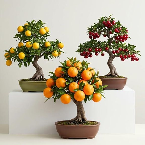 150+ Dwarf Fruit Tree Seeds Pack (Lemon Cherry Orange)