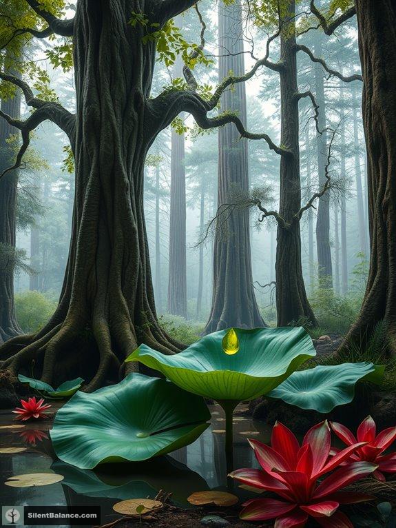 mystical forest plant behaviors