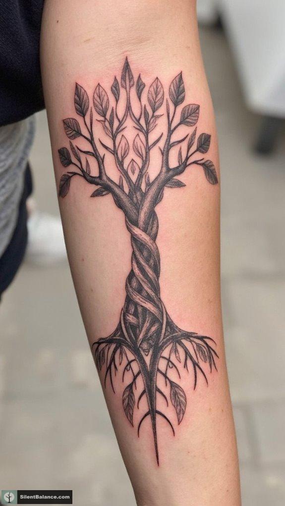 mythical trees with nature