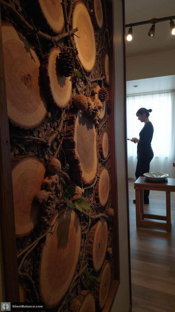 natural bark wall decor