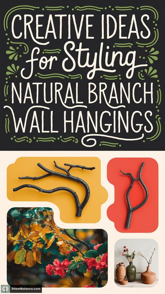 natural branch wall decor