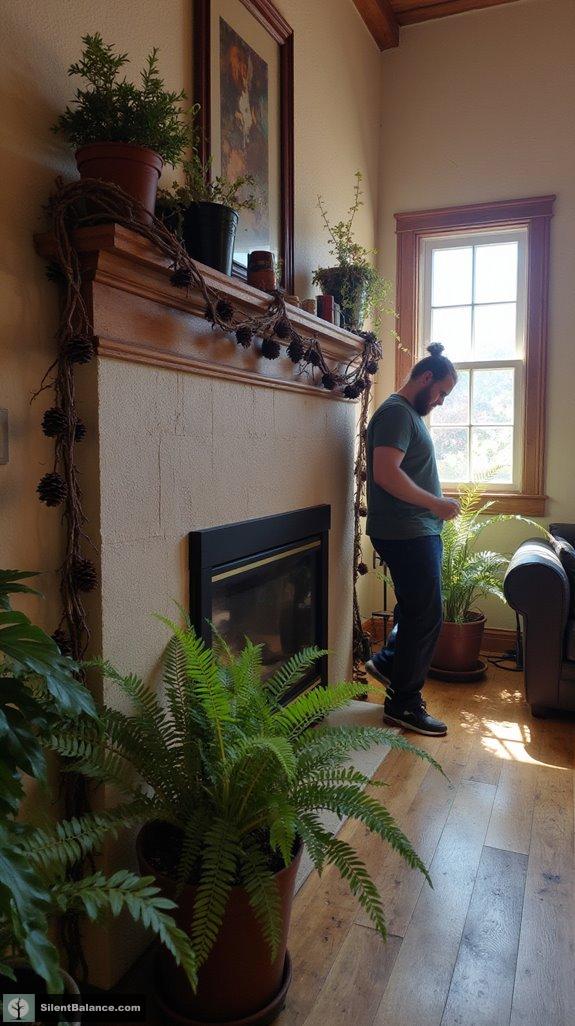 natural decor for warmth