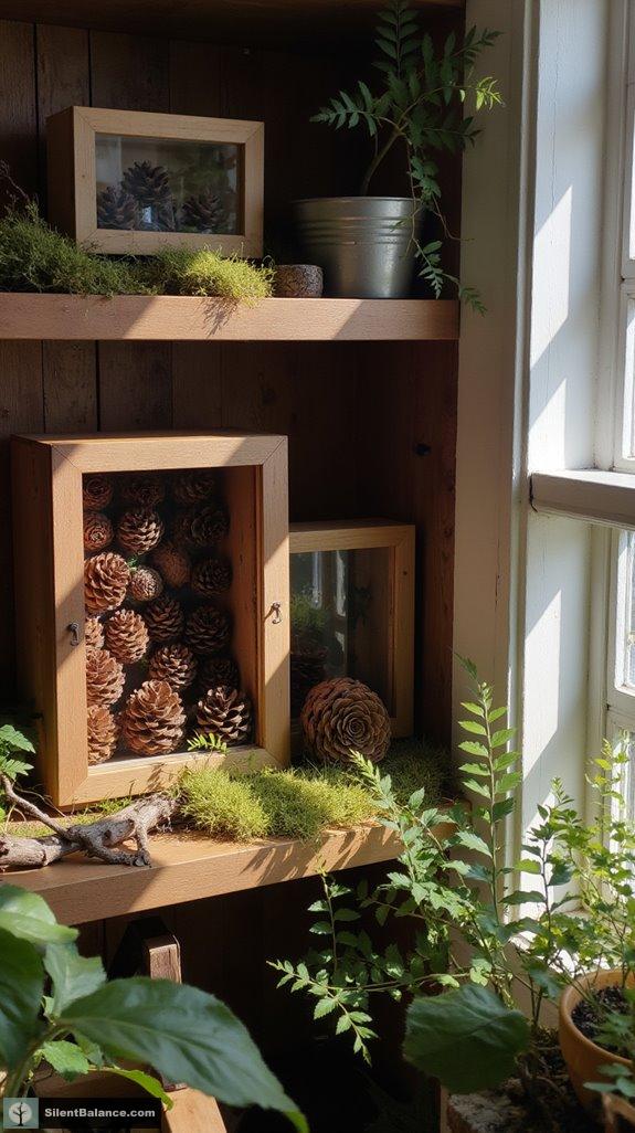 natural decor promotes tranquility