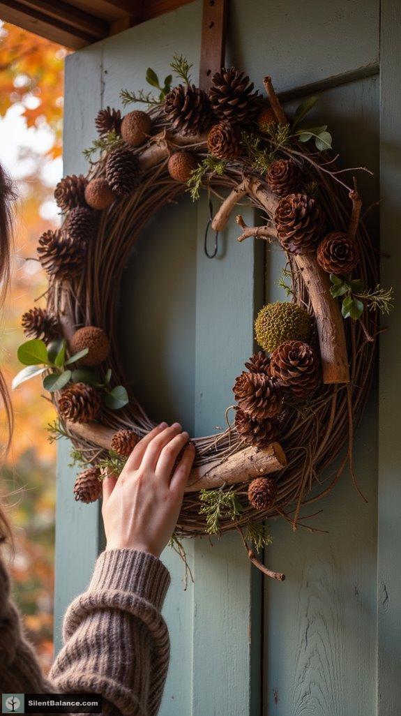 natural materials for wreaths