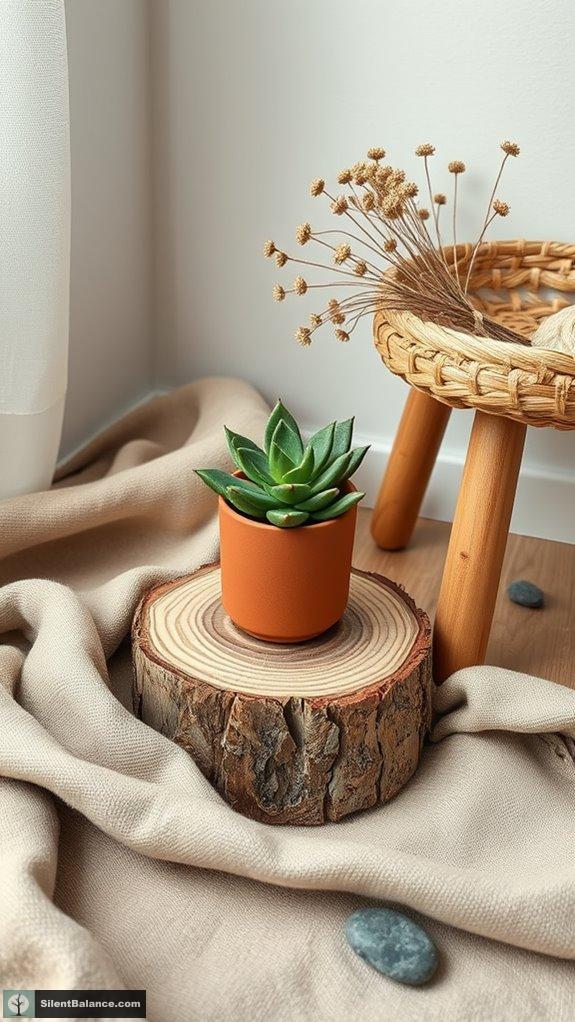 natural materials fusion art