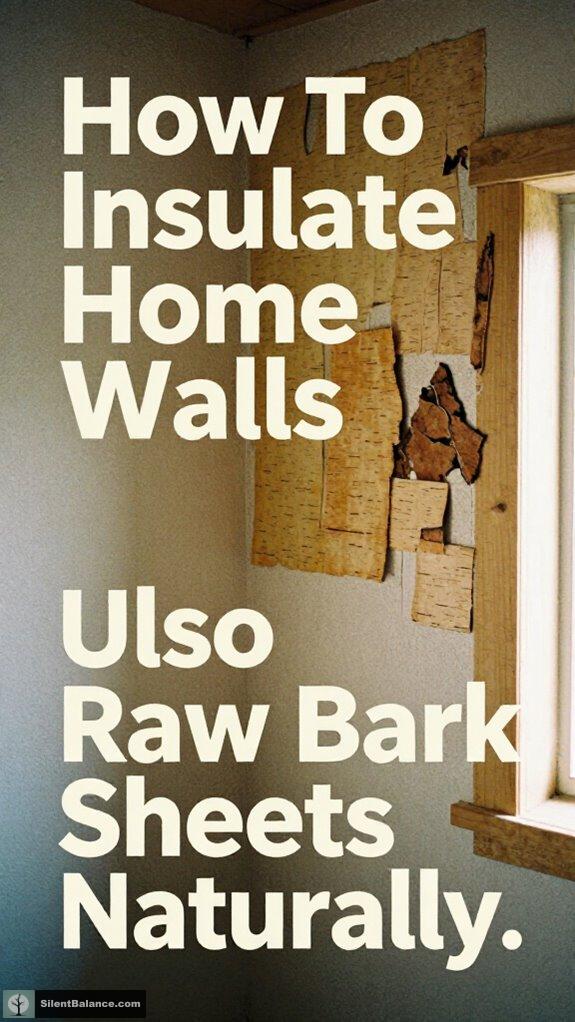 natural raw bark insulation