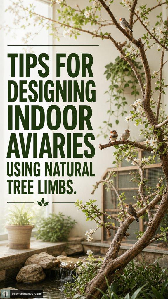natural tree limb decor