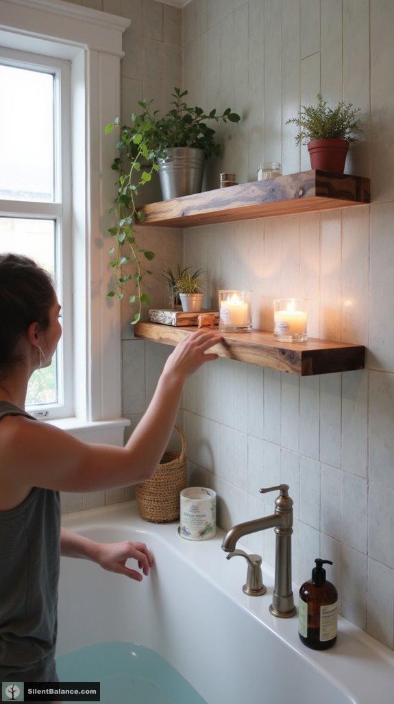 natural wood bathroom sanctuary