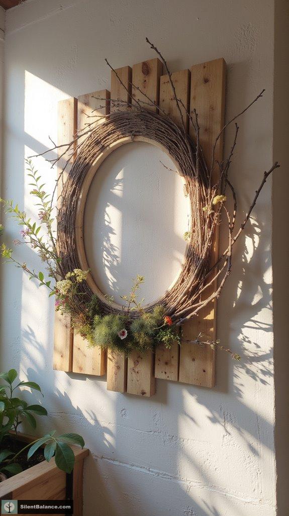 natural wood calming art