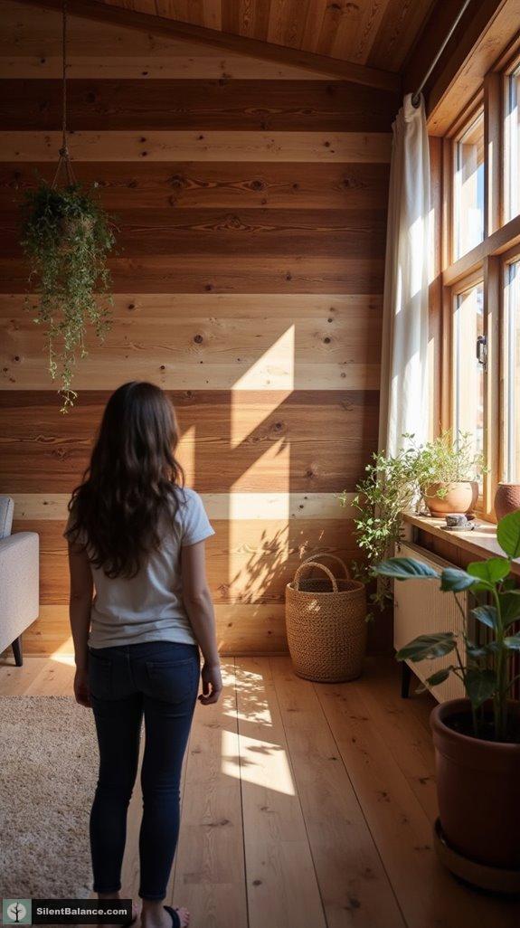 natural wood color gradients