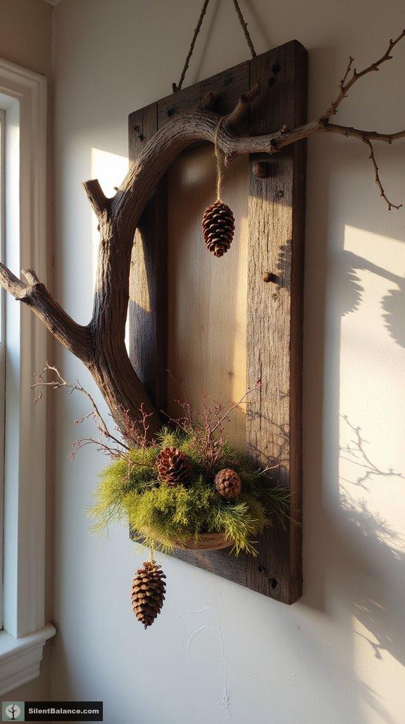 natural wood decor elements