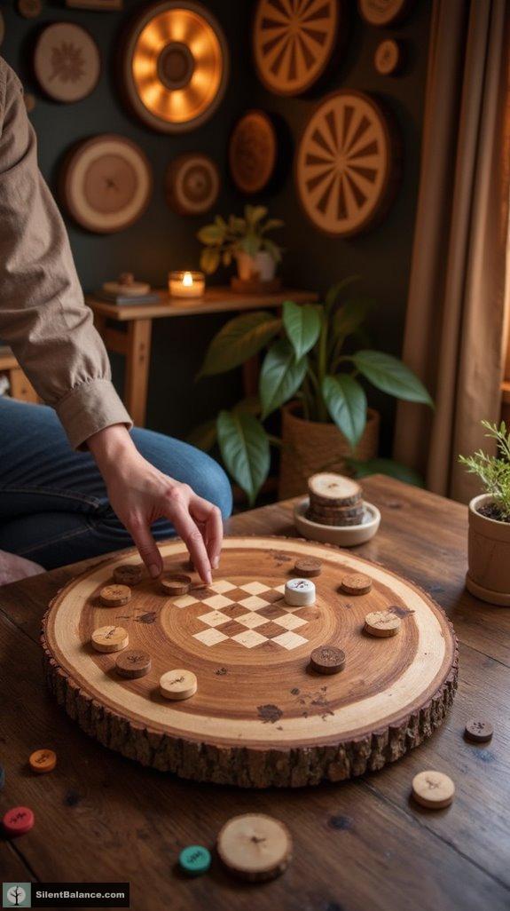 natural wood game boards