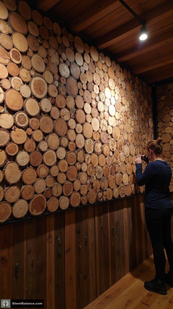 natural wood slice crafting