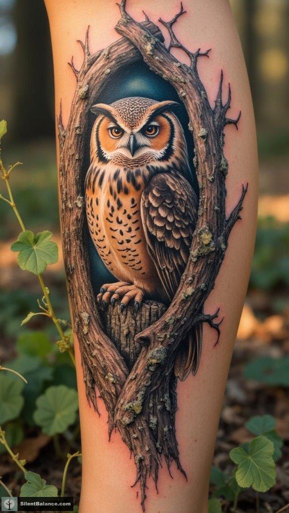 nature inspired animal tattoos