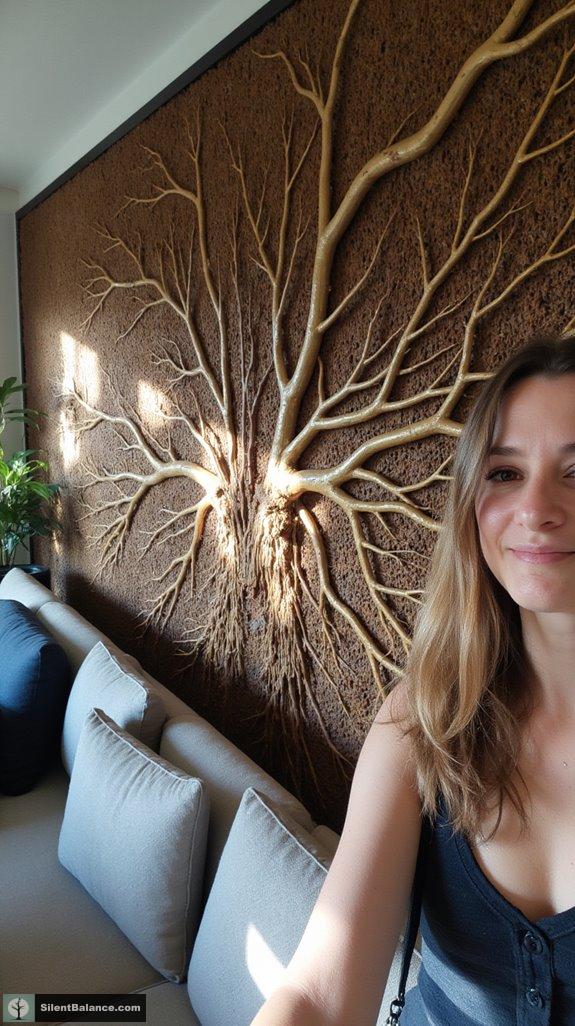 nature inspired beech root decor