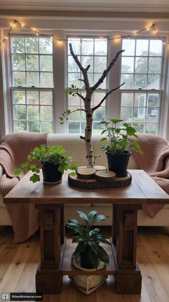 nature inspired calming decor