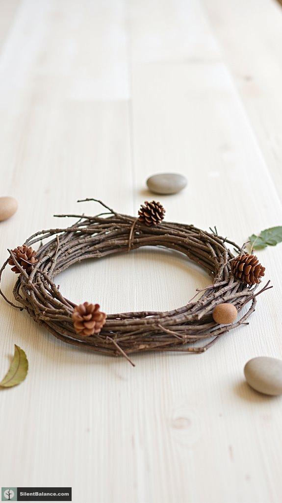 nature inspired cozy centerpiece