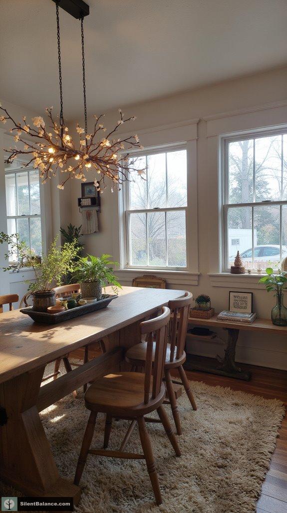 nature inspired custom lighting