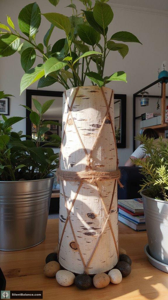 nature inspired decorative centerpiece creation