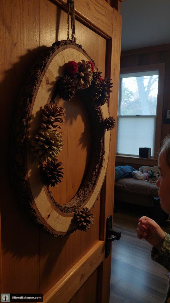 nature inspired decorative wreath