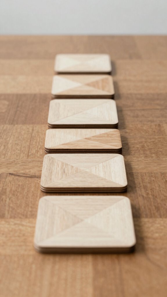 nature inspired durable coasters