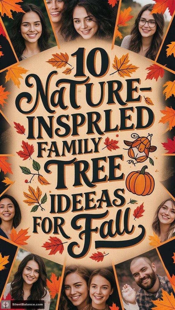 nature inspired fall family tattoos