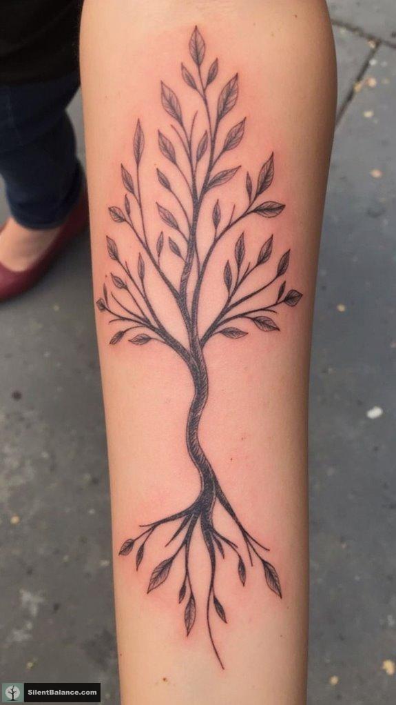 nature inspired family tattoos